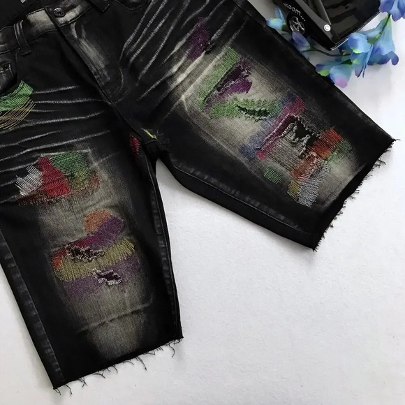 Decibel NWOT Black Wash Jean Shorts Men 30 *Pls See Description* - Picture 3 of 10